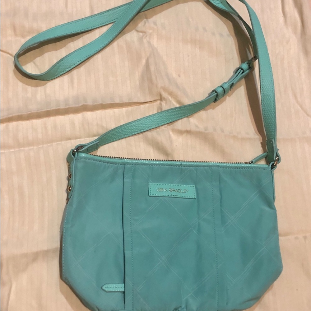 Vera Bradle Aqua Crossbody Bag